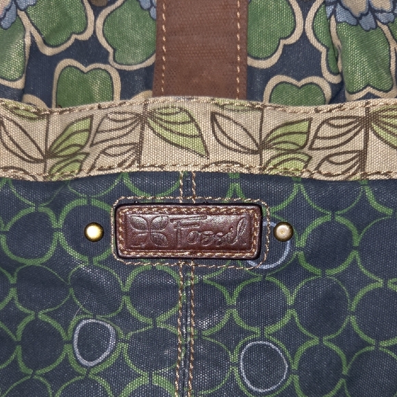 Vintage Fossil Crossbody Bag - Hippie / Boho / Floral - Picture 3 of 7
